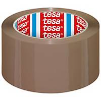 Tesa® 4195 PP tape, bruin, 50 mm x 66 m, per 6 rollen tape