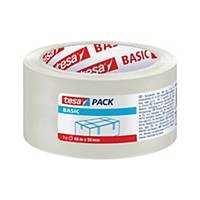 Baliaca páska Tesapack® Basic, 50 mm x 66 m, priesvitná