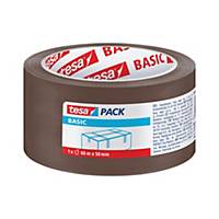 Baliaca páska Tesapack® Basic, 50 mm x 66 m, hnedá