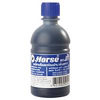 HORSE Stamp Pad Refill Ink 200cc Blue