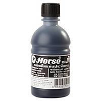 HORSE Stamp Pad Refill Ink 200cc Black