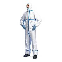 Protective suit Tyvek 600 Plus  4B/5B/6B, size M, white/blue