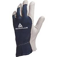 Delta Plus CT402 Combinated Gloves, Size 11, Blue, 12 Pairs