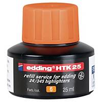 Recharge Edding HTK 25 pour surligneur - orange