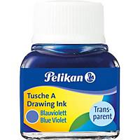 Encre de Chine, Pelikan A 201616, pour dessiner..etc., flacon: 10ml, bleu violet