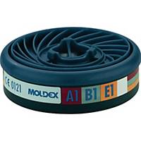 Moldex Gasfilter EasyLock 930001, Typ A1B1E1, 10 Stück
