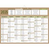 CALENDRIER RECYCLE NATURA 7MOIS 40,5X55