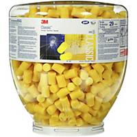 Ušné zátky do dávkovača v zásobníku 3M™ E-A-R™ Classic™, 28dB, žlté, 500 párov