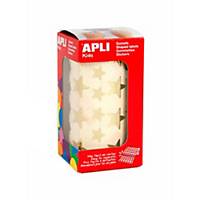 Apli stick figures star gold on roll - pack of 2360 figures
