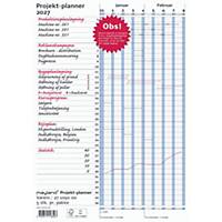Kalender Mayland 1050 00, 12 måneder, 2027, projekt, A4, blå, pakke a 5 stk