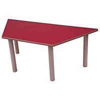 TRAPEZOIDAL TABLE 53CM RED