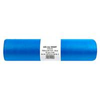 Alufix szemeteszsák, HDPE polietilén, 120 l, kék, 25 db/tekercs