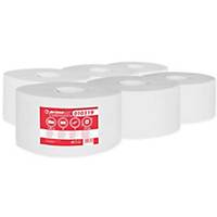 Primasoft Mini Jumbo 010319 Toilettenpapier, 2-lagig, 6 Stück