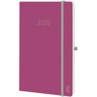 Buchkalender 2020 Chronoplan 50990, Mini, 1 Woche / 2 Seiten, Red Rose