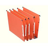 Esselte Orgarex Dual Lateral Suspension File 50mm base A4 Orange - Pack of 25