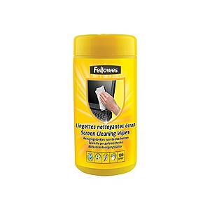 Fellowes FW99703 Screen Cleaning Wipe - Tub of 60 Sheets