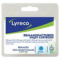 Lyreco remanufactured HP 933XL (CN046AE) inkt cartridge, cyaan