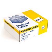 AVERY 5623-1 WHITE COMPUTER LABELS 1/10   VERTICAL SPACING 89X37MM - BOX OF 1000
