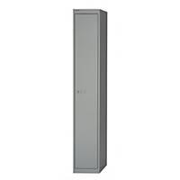 Bisley Steel Locker With Single Compartment 1802mm x 305mm x 457mm - Grey
