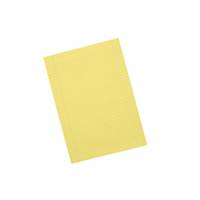 Office Yellow A4 Memo Pads (Ruled) - Pack of 10 (10 X 80 Sheets)