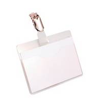 Durable 8106 badge with clip 90x60mm - pack of 25