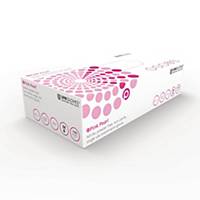 Nitrile PowderFree Disposable Gloves Pink Large (Box of 100)