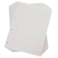 Budget White A4 Ruled Paper 60gsm - Pack of 1 Ream (500 Sheets)