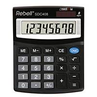 Stolní kalkulačka Rebell SDC408, 8-místný displej, černá