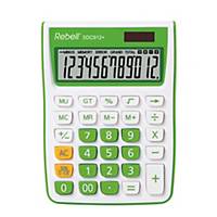 Rebell SDC912+ asztali számológép, 12 számjegyű kijelző, zöld