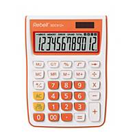 Rebell SDC912+ asztali számológép, 12 számjegyű kijelző, narancssárga