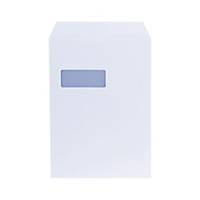 Lyreco White Envelopes C4 S/S Window 100gsm - Pack Of 250