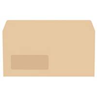 Lyreco Manilla Envelopes DL Gum Window 70gsm - Pack Of 1000