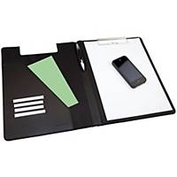 Monolith Black A4 Conference Folder With Clipboard