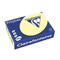 Clairefontaine Trophee 2220C canary yellow A4 paper, 210 gsm, per 250 sheets