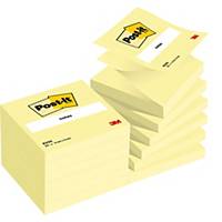 Post-It Super Sticky Z-Notes 76X76mm Canary Yellow Pk12