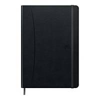 Oxford Signature A5 Hardback Casebound Journal Notebook Ruled 160 Pages Black