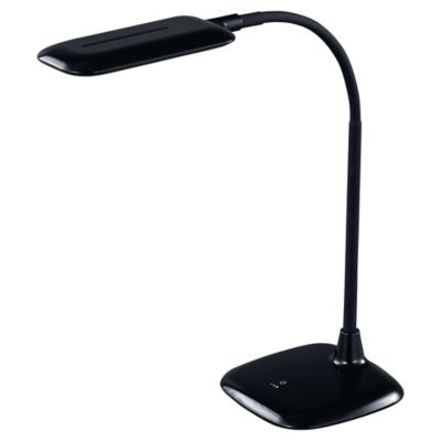 Lampe de bureau LED Aluminor Mika, noire