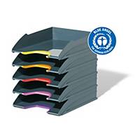 Durable VARICOLOR Letter Tray Set - Stackable & Colour Coded Trays -Pack 5