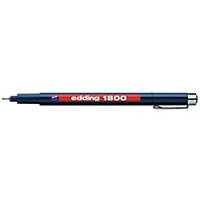 Fine pen Edding 1800 Profipen 0.1, line width 0,25 mm, black