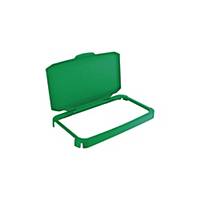 Durabin hinged lid for container 60l green