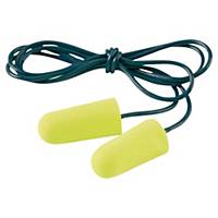 Bouchons d’oreilles 3M™ E-A-R SOFT™ avec cordon, SNR 36 dB, paquet de 200 paires