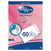 La Couronne Pocket Peel & Seal C4 229X324 90G White - Pack of 50