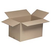 Boîte en carton simple cannelure, testliner, l400 x H400 x L600mm, les 20 boîtes