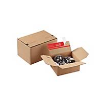 ColomPac® doos met vaste hoogte, bruin, 129 x 70 x 159 mm, pak van 10 dozen
