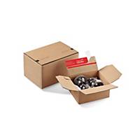 Shipping box Colompac, 159 x 129 x 70mm, brown, package of 10 pcs