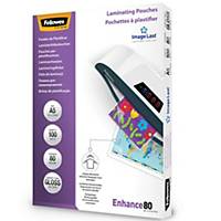 Fellowes Laminating Pouch 80 Micron A5 - Pack of 100