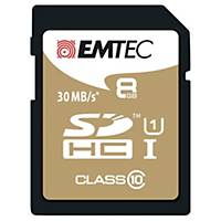 SD-Speicherkarte Gold Emtec, Class 10, 8 GB