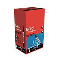 Berol Multi-Purpose Permanent Markers Black - Box of 12