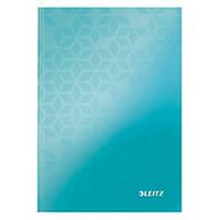 Leitz WOW Geschäftsbuch, A5, liniert 7 mm, eisblau, 80 Blatt