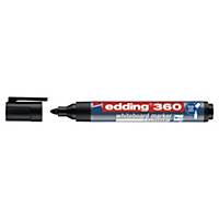 Edding® 360 whiteboard marker, ronde punt, zwart, per stuk